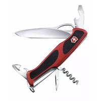 Victorinox Swiss Army Pocket Knife Ranger Grip 61 Red/Black , 12 Functions