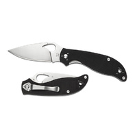 Spyderco Raven 2 G-10 Black Plain Blade YSBY08GP2