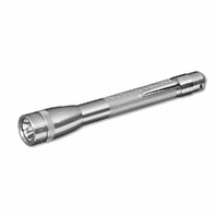 NEW MINI MAGLITE AAA FLASHLIGHT WITH CLIP GREY