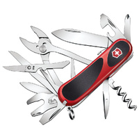 VICTORINOX EVOLUTION GRIP EVOGRIP S557 POCKET KNIFE 21 FUNCTIONS , RED/BLACK