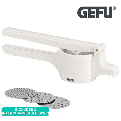 Gefu Presco Potato & Spaetzle Ricer Press Strainer Masher - 3 Disks
