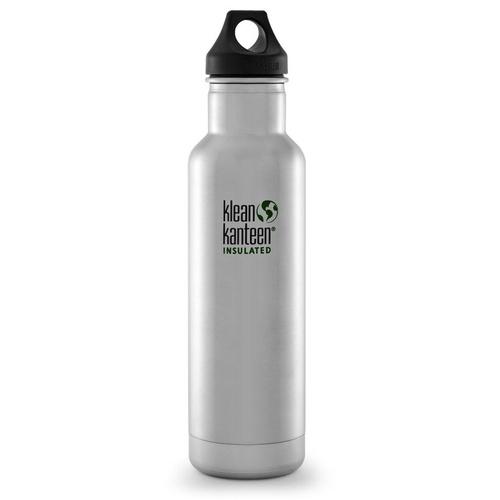 KLEAN KANTEEN CLASSIC INSULATED 20OZ 592ML STAINLESS BPA FREE WATER BOTTLE 