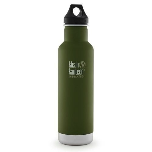 KLEAN KANTEEN CLASSIC INSULATED 20OZ 592ML FRESH PINE BPA FREE WATER BOTTLE 