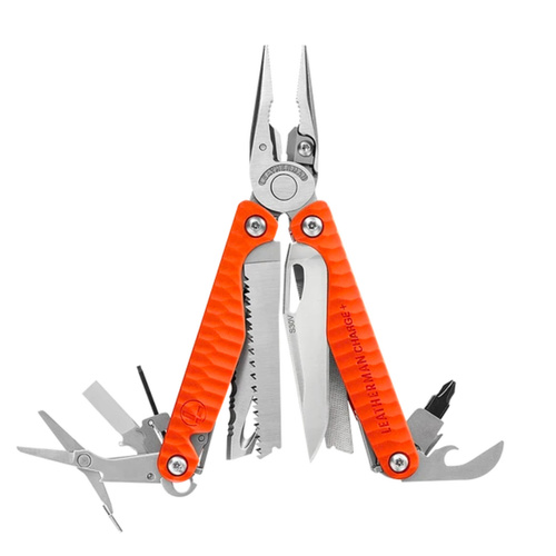 Leatherman CHARGE + PLUS G10 ORANGE Multi Tool W/ Wire Cutters & Nylon Sheath