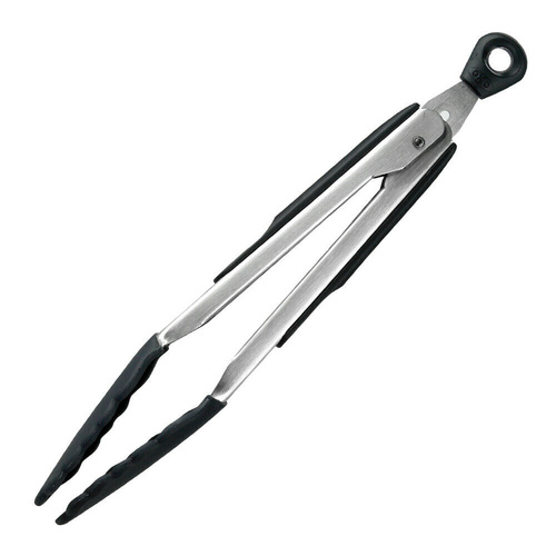 OXO Good Grips Stainless Steel Kitchen Tongs with Silicone Head 9" / 23cm Soft Grip