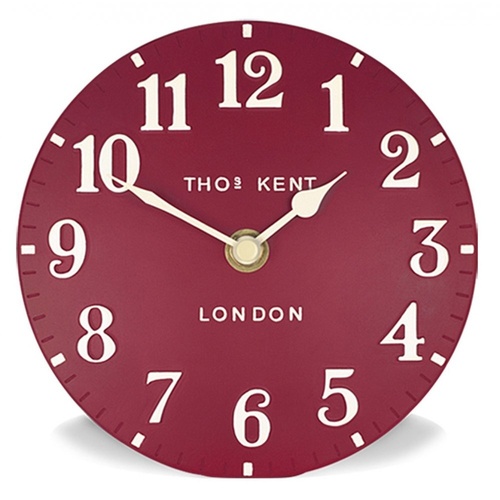 Thomas Kent Mulberry Red 30cm Wall Clock