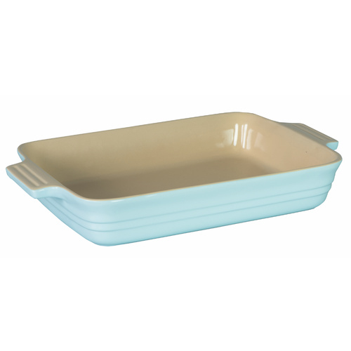 Chasseur La Cuisson Large Rectangular Baker 32 x 24cm Duck Egg Blue
