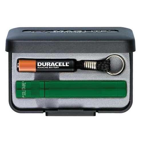 MAGLITE SOLITAIRE 1AAA FLASHLIGHT GREEN MADE IN USA  * FREE POSTAGE * 85065
