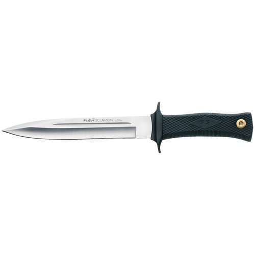 New Muela Scorpion 19W Hunting Knife - Black Rubber Handle YMSCO19W