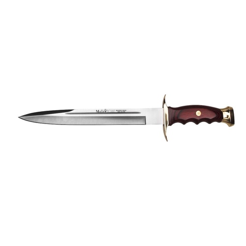 New Muela Pig Hunter 26 Hunting Knife , Coral Wood Handle YMBW26