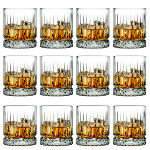 New Pasabahce Elysia 355ml Whiskey Glass Tumbler - Set of 12