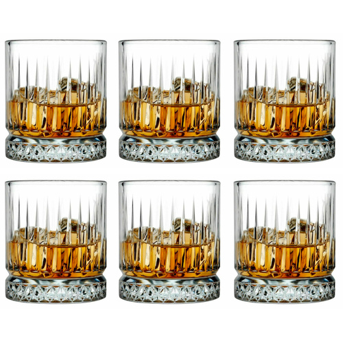 New Pasabahce Elysia 355ml Whiskey Glass Tumbler - Set of 6