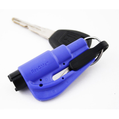 RESQME BLUE RESCUE TOOL EMERGENCY SAFETY GLASS BREAKER "FREE POSTAGE"  YTX010BL