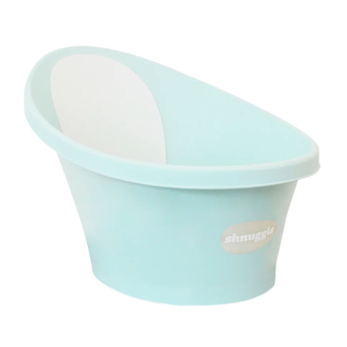 Shnuggle Baby Bath w/ Backrest & Bum Bump Support & Plug ,  Aqua