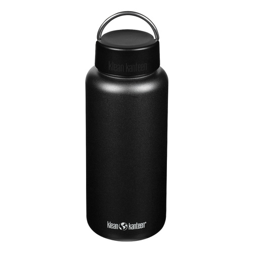 Klean Kanteen 40oz / 1182ml Bottle Wide Loop Cap - Shale Black