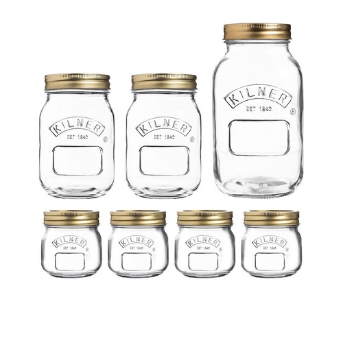Kilner Preserve 7 Piece Jar Set
