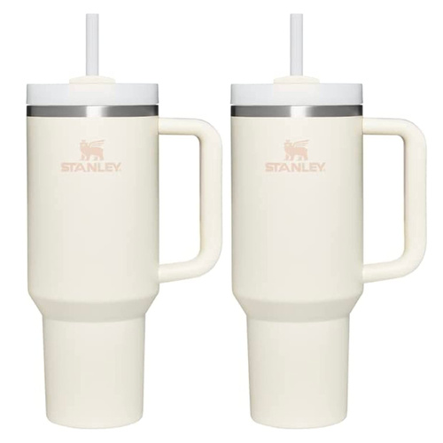 Stanley Quencher H2.0 Tumbler 40oz / 1.18L - 2 Pack Cream