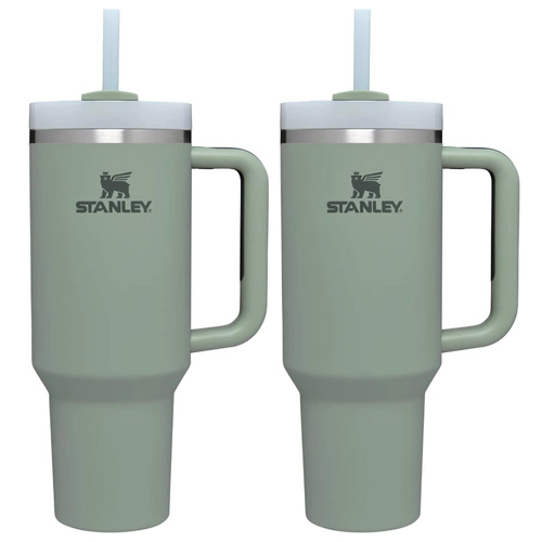 Stanley Quencher H2.0 Tumbler 40oz / 1.18L - 2 Pack Soft Matte Bay Leaf