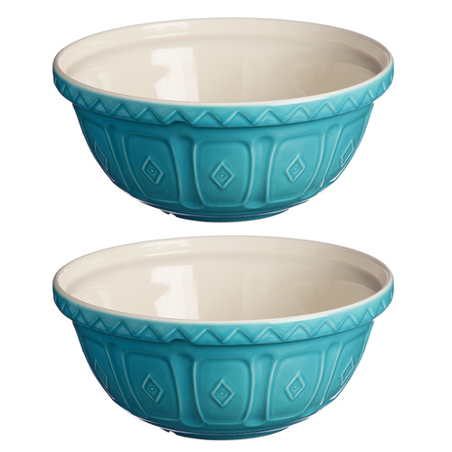 Mason Cash Colour Mixing Bowl 29cm Turquoise - 2pc