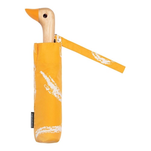 Original Duckhead Duck Umbrella Compact - Saffron Print - 5 x 7 x 35cm