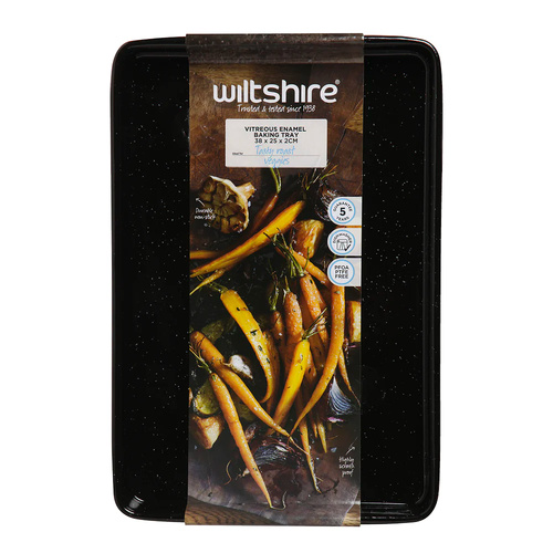 Wiltshire Stellar Vitreous Enamel Bake Tray - 38 x 25.5cm