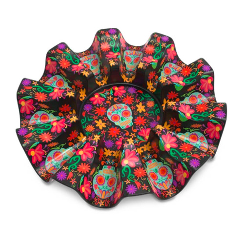 Prepara Carousel Taco Holder Stand Day of The Dead - Holds 10