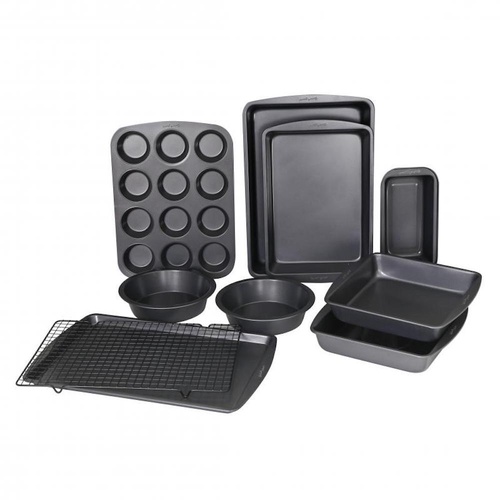 Baker's Secret Carbon Steel 10 Piece Bakeware Set 10pc
