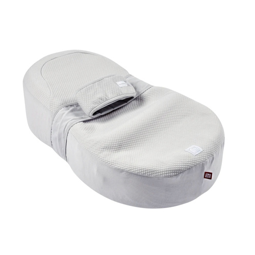 Red Castle CocoonaBaby Nest Light Grey - Newborn Baby Ergonomic Sleeping Aid Mattress 