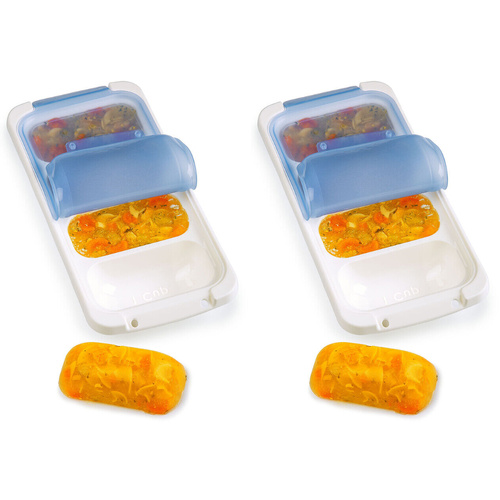 Progressive 1 Cup Freezer Portion Pod With Lid - 2 Pack