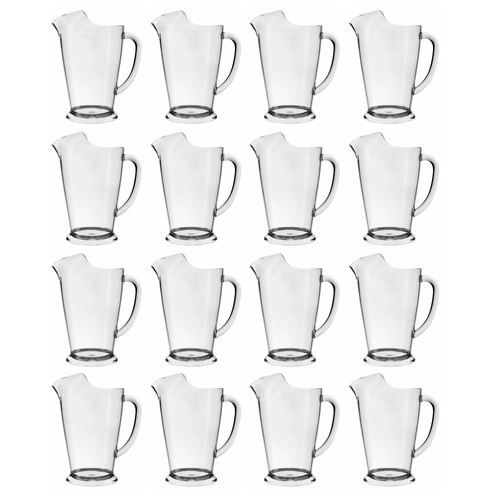 Crown Polycarb 1140ml Jug with Ice Lip - Set of 12