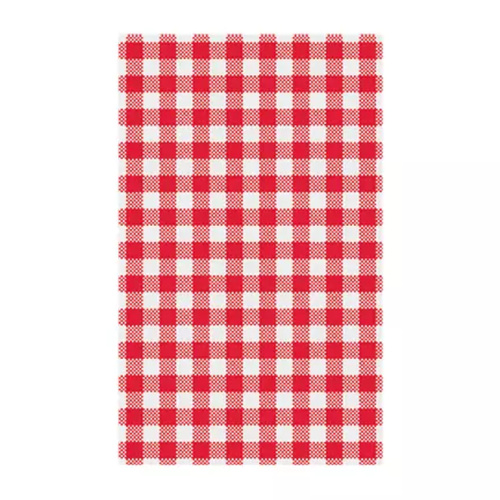 Moda Gingham Red Greaseproof Paper Pack of 200 - 310 × 190mm