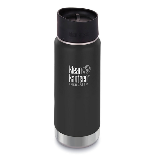 KLEAN KANTEEN 16OZ / 473ML WIDE INSULATED CAFE CAP BOTTLE - SHALE BLACK