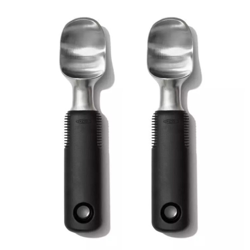 OXO Stainless Steel Ice Cream Scoop Black - Set of 2