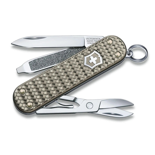Victorinox Swiss Army Classic SD Precious Alox Grey Pocket Knife