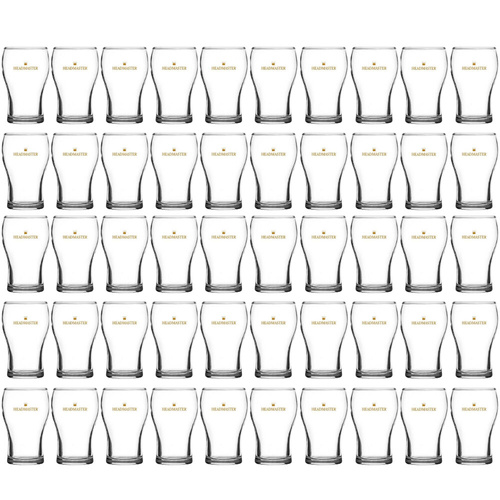 Crown Nucleated Headmaster 425ml Beer Washington Glasses - Set of 48