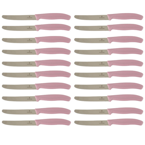 Victorinox Steak and Tomato Knife 11cm Wavy Edge - Set of 20 - Violette Serenity