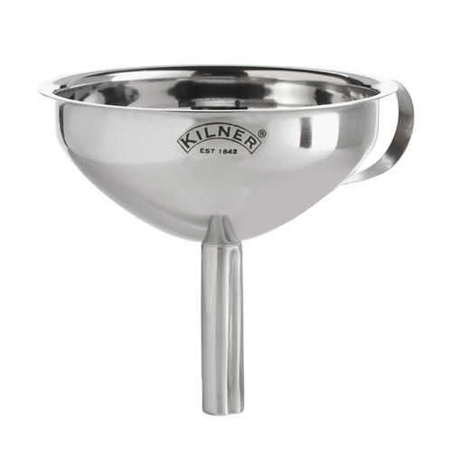 Kilner Stainless Steel Straining Funnel w/ Handle - 13cm