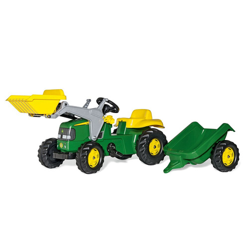 John Deere Rolly Kid Classic Classic Tractor with Trailer & Loader - 2.5 - 5y
