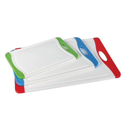Pyrolux Precision Colour Coded 3pc Cutting Board Set - Anti-Microbial