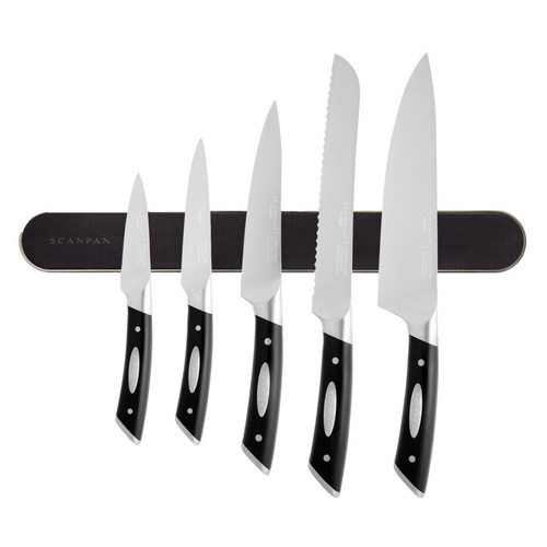 Scanpan Classic Magnetic Set 6pc Knife Set Wall Mounted 6 Piece 