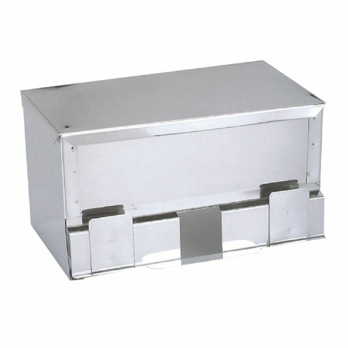 Chef Inox Straw Dispenser - 18/8 Stainless Steel 260x150x130mm