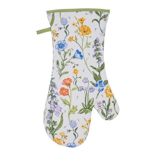 Ulster Weavers Gauntlet Oven Glove Cottage Garden - 37 x 20cm