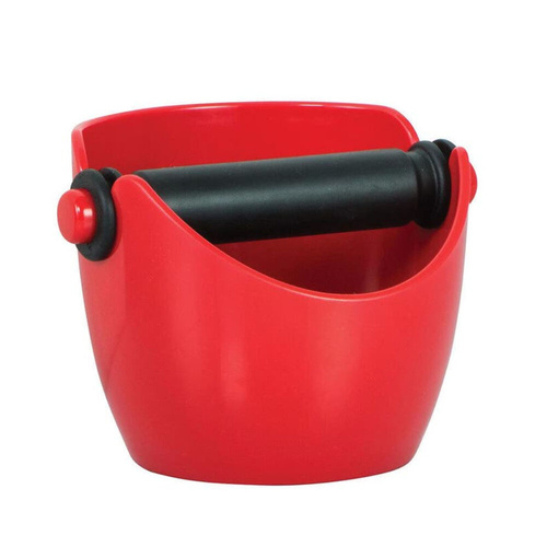 Avanti Mega Knock Box Coffee Espresso Grinds Tamper - Red