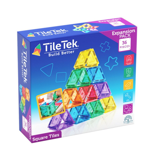 TileTek Tile 36 Piece Square Tiles Set Age 3+
