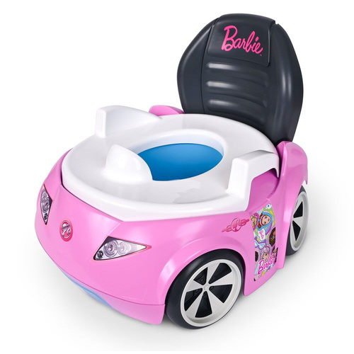 Barbie 2 in 1 Convertible Car Transitional Seat Potty Trainer