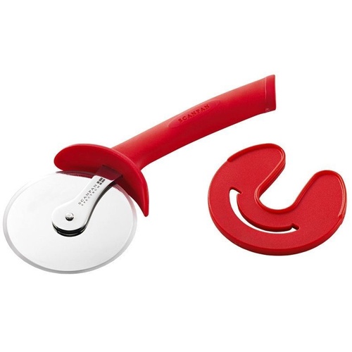 Scanpan Spectrum Soft Touch Pizza Cutter With Sheath - Red Colour Brand New
