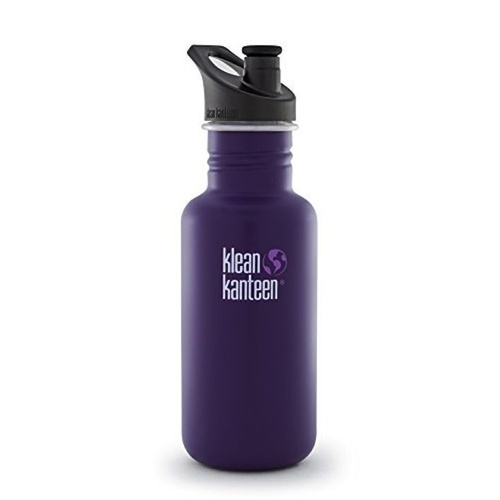 KLEAN KANTEEN THE ORIGINAL 532ML 18OZ BPA FREE WATER BOTTLE - BERRY SYRUP PURPLE