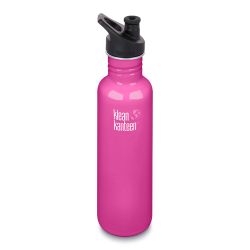 KLEAN KANTEEN THE ORIGINAL 800ml 27oz BPA FREE WATER BOTTLE - WILD ORCHID PINK