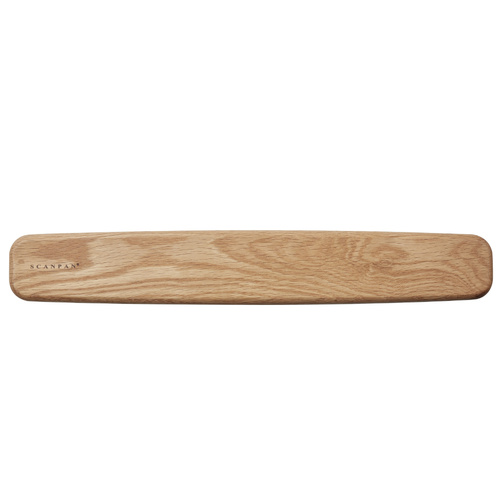 New SCANPAN MAITRE D 42cm OAK Magnetic Knife Rack 18529