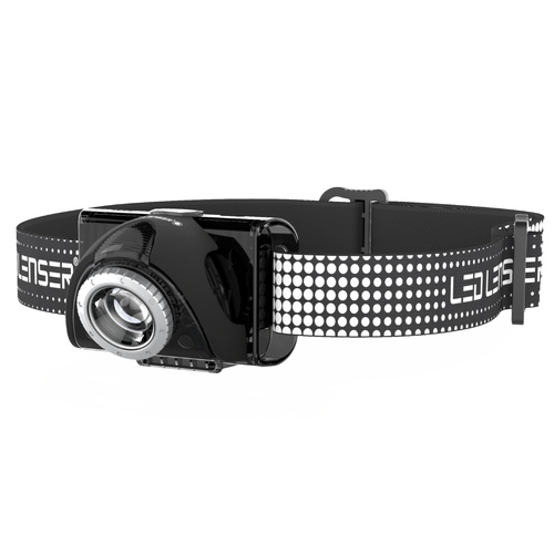 LED LENSER SEO 7R Head Torch Rechargeable Headlamp - BLACK 220 Lumens